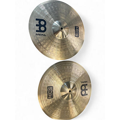Used MEINL 14in HCS Hi Hat Pair Cymbal