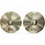 Used MEINL 14in HCS Hi Hat Pair Cymbal 33
