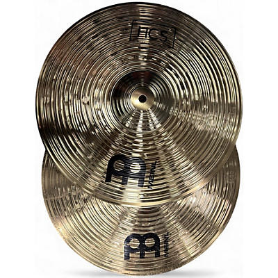 Used MEINL 14in HCS Hi Hat Pair Cymbal