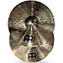 Used MEINL 14in HCS Hi Hat Pair Cymbal 33