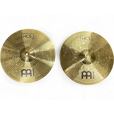 Used MEINL 14in HCS Hi Hat Pair Cymbal