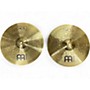 Used MEINL 14in HCS Hi Hat Pair Cymbal 33