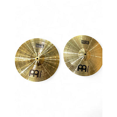 Used MEINL 14in HCS Hi Hat Pair Cymbal