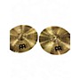 Used MEINL 14in HCS Hi Hat Pair Cymbal 33