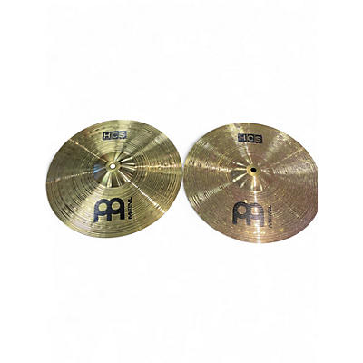 Used MEINL 14in HCS Hi Hat Pair Cymbal