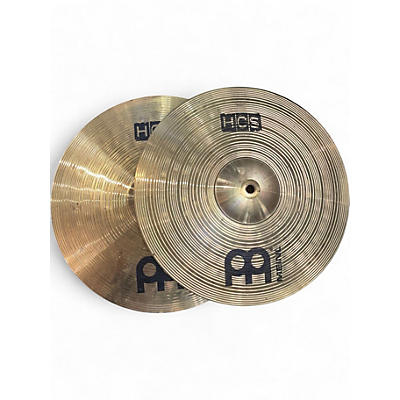 Used MEINL 14in HCS Hi Hat Pair Cymbal