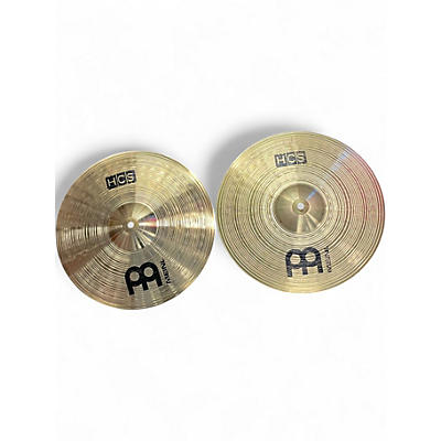 Used MEINL 14in HCS Hi Hat Pair Cymbal