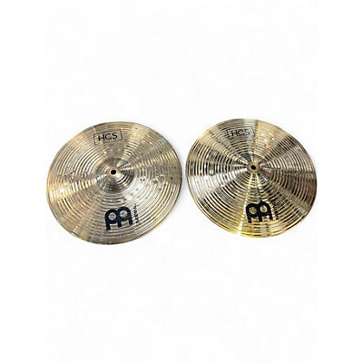 Used MEINL 14in HCS Hi Hat Pair Cymbal