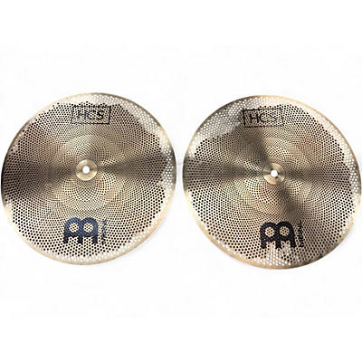 Used MEINL 14in HCS PRACTICE HI-HAT PAIR Cymbal