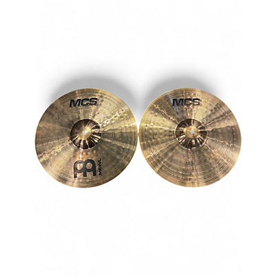 Used MEINL 14in MCS HI HAT PAIR Cymbal