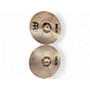 Used MEINL 14in MCS HIHAT BOTTOM AND TOP 14IN Cymbal 33