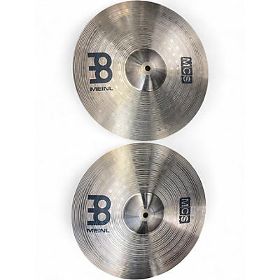 Used MEINL 14in MCS Hihat Pair Cymbal