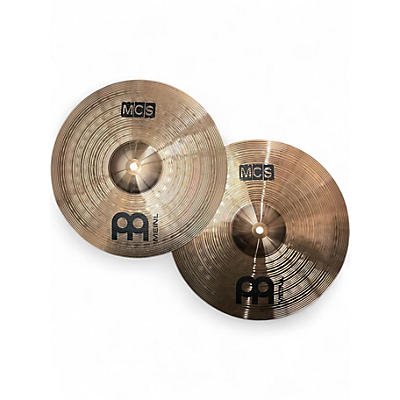 Used MEINL 14in MCS Series Hi Hat Pair Cymbal