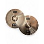 Used MEINL 14in MCS Series Hi Hat Pair Cymbal 33