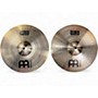 Used MEINL 14in MCS Series Medium Hi-Hat Pair Cymbal 33