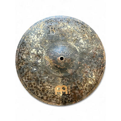 Used MEINL 14in byzance extra dry medium hi hat top Cymbal