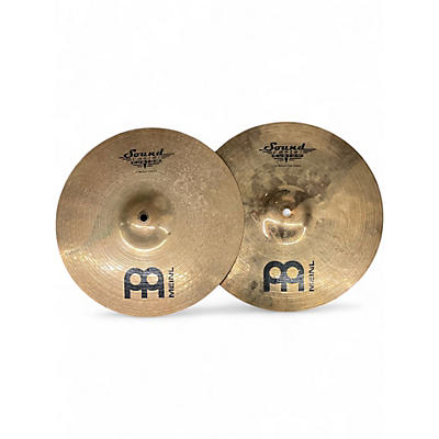 Used MEINL 14in sound caster custom medium hi-hat pair Cymbal