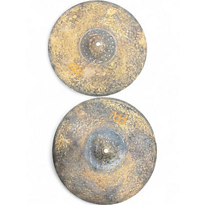 Used MEINL 15in BYZANCE VINTAGE PURE HI HAT PAIR Cymbal
