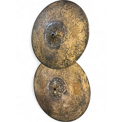 Used MEINL 15in BYZANCE VINTAGE PURE HIHAT PAIR Cymbal