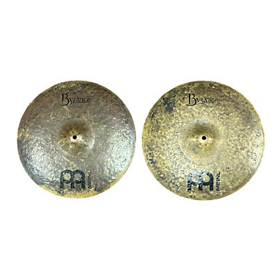 MEINL Used MEINL 15in Byzance Dark Hi Hat Pair Cymbal