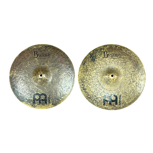 Used MEINL 15in Byzance Dark Hi Hat Pair Cymbal 35