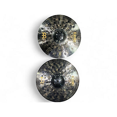 Used MEINL 15in Byzance Dark Hi Hat Pair Cymbal
