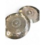 Used MEINL 15in Byzance Dual Hi Hat Pair Cymbal 35