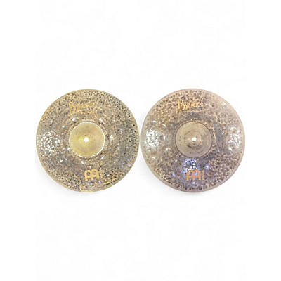 Used MEINL 15in Byzance Extra Dry Medium Thin HiHat Pair Cymbal
