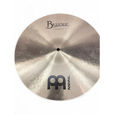 Used MEINL 15in Byzane Medium hi hat Cymbal