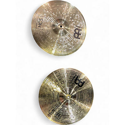 Used MEINL 15in HCS Hi Hat Pair Cymbal