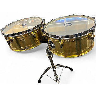 Used MEINL 15in LUIS CONTE SIGNATURE TIMBALES BRASS Drum