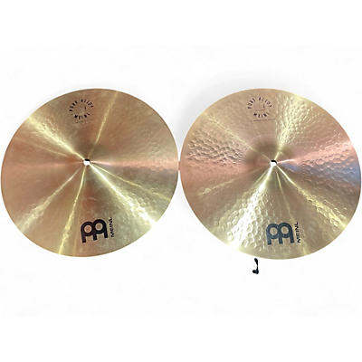 Used MEINL 15in PURE ALLOY MEDIUM HIHAT PAIR Cymbal