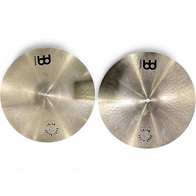 Used MEINL 15in PURE ALLOY PAIR Cymbal