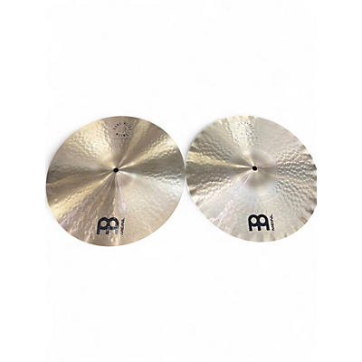 Used MEINL 15in PURE ALLOY SOUNDWAVE HI-HAT PAIR Cymbal
