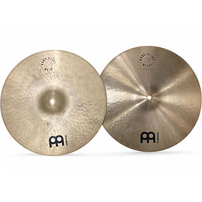 Used MEINL 15in Pure Alloy Hi Hat Pair Cymbal