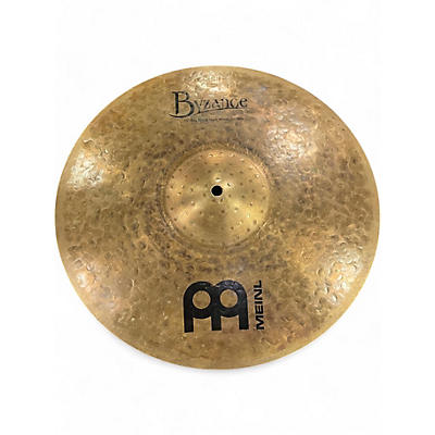 Used MEINL 15in byzance big apple hi hat Cymbal