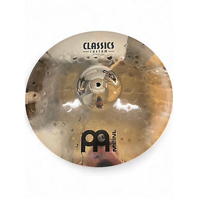 Used MEINL 16in CLASSICS CUSTOM MEDIUM CRASH Cymbal