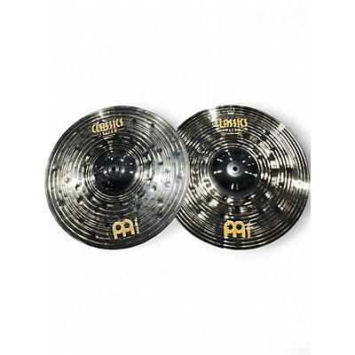 Used MEINL 16in Classic Custom Dark Hi-Hat Pair Cymbal