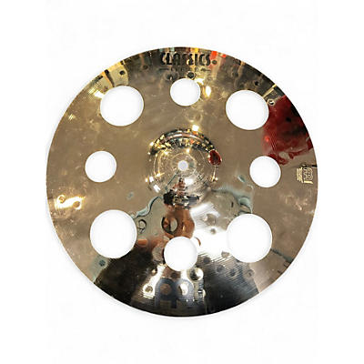 Used MEINL 16in Classic custom trash stack top Cymbal