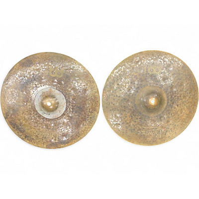 Used MEINL 16in byzance Extra Dry Medium Hats Cymbal