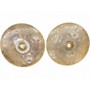 Used MEINL 16in byzance Extra Dry Medium Hats Cymbal 36