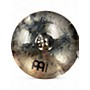 Used MEINL 17in byzane thin crash Cymbal 37