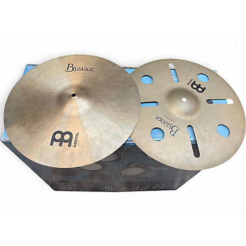 Used MEINL 18in BYZANCE ANIKA NILLES DEEP HATS Cymbal 38