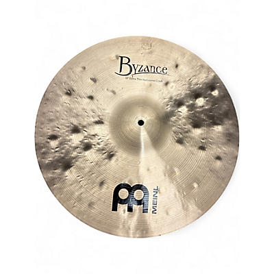 Used MEINL 18in Byzance EX Thin Hammered Crash Cymbal
