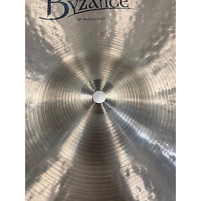 Used MEINL 18in Byzance Medium Crash Cymbal