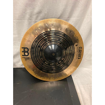 MEINL Used MEINL 18in CLASSICS CUSTOM DUAL CRASH Cymbal