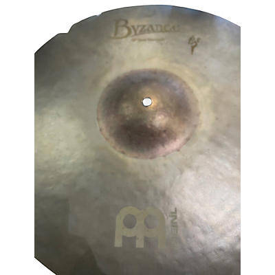 Used MEINL 18in byzance sand thin crash Cymbal