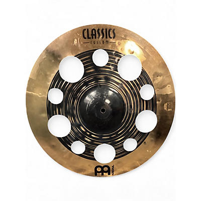Used MEINL 18in dual trash crash Cymbal