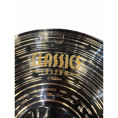 Used MEINL 20in classics custom dark ride Cymbal