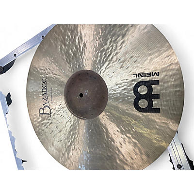 Used MEINL 21in byzance polyphonic ride Cymbal